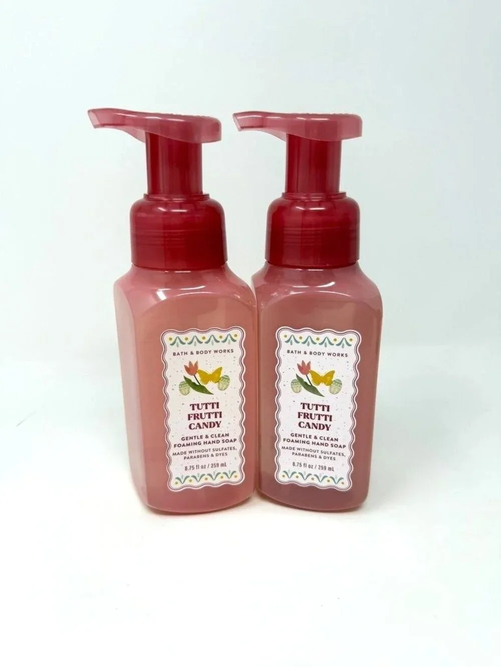 Bath & Body Works Tutti Frutti Candy Gentle & Clean Foaming Hand Soap 8.75 Fl Oz